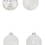 PALLA VETRO 8 CM BIANCO ART.105757
