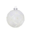 PALLA VETRO 10 CM BIANCO ART.105758