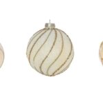PALLA VETRO 10 CM ORO BIANCO ART.105762