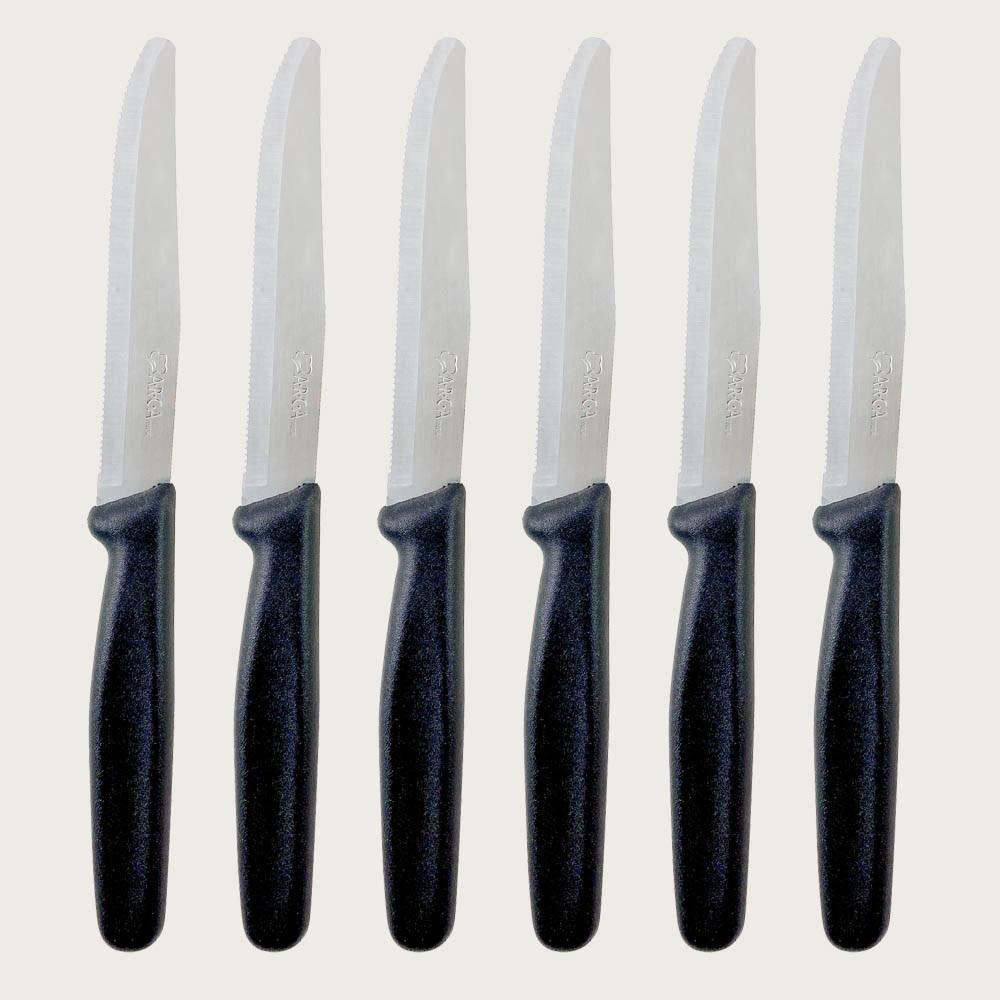 COLTELLI ELEGANTISSIMI X 6 NERO ART.80091 COLTELLI ELEGANTISSIMI X 6 NERO ART.80091