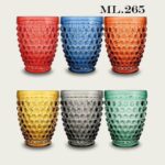 BICCHIERI S/6 C/BLOSSOM COL.ASS. 27ML ART.80236