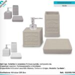 SET CERAMICA 3PZ MODELLO LE BAIN- 3 COL. ASS.ART.S22033/00