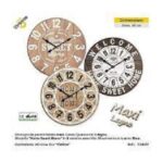 OROLOGIO PARETE "LEGNO TONDO MAXI" D.58 H.SWEET H. -3 Q.ASS ART.1138/17