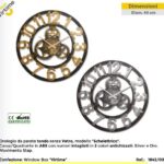 OROLOGIO PARETE D.40 MOD.SKEL. FLAT S/VET. ANTIQUE 2 C. ASS ART.1842/00