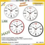 OROLOGIO PARETE ABS D. 4 - Q. FANCY - 4 COL.ASS ART.1860/00