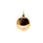 PALLA DI NATALE PLASTICA 15CM ORO LUCIDE ART.02111