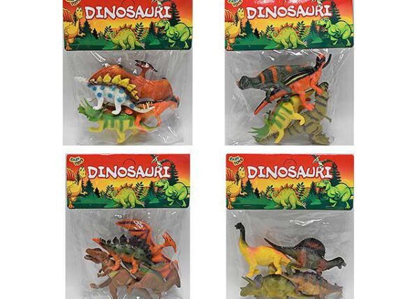 BUSTA DINOSAURI 4 PZ ART.89462