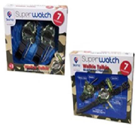 WALKIE TOLKIE DA POLSO SUPERWATCH 7 FUNZIONI ART.4779