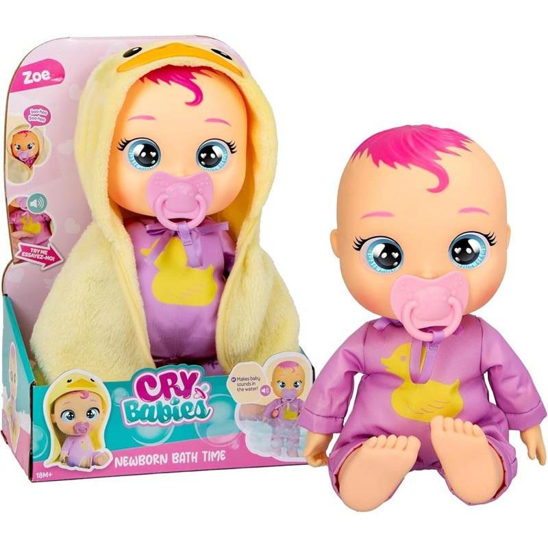 CRY BABIES NEWBORN BATH TIME ZOE 921450 CRY BABIES NEWBORN BATH TIME ZOE 921450