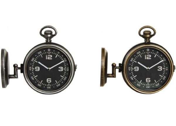 OROLOGIO PARETE FERRO 30X10X28CM ART.RE-179989