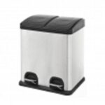 PATTUMIERA 2 SCOMPARTI 2X15 LITROS 41 X 35 X 47,50 CM ART.136871