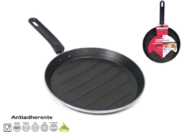 BISTECCHIERA PER GRIGLIA TONDO 28 NERA MAGEFESA