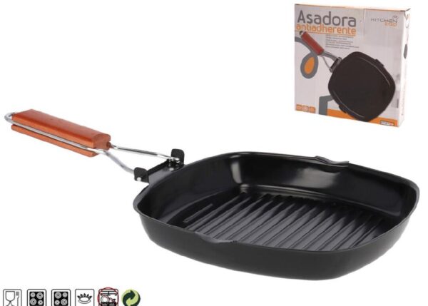 BISTECCHIERA QUADRATA PER GRIGLIATE ANTIADERENTE 27X27