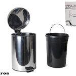 BIDONE C/PEDALE IN ACCIAIO 5L