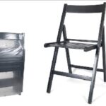 SEDIA PIEGHEVOLE IN LEGNO NERA