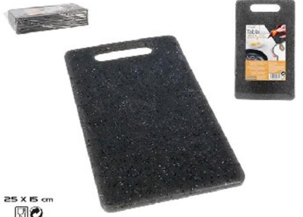 TAGLIERE NERO 25X15X0,8