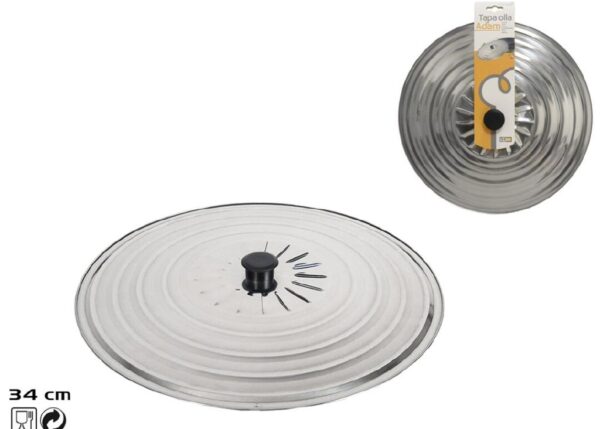 COPERCHIO INOX 34CM. ADAM