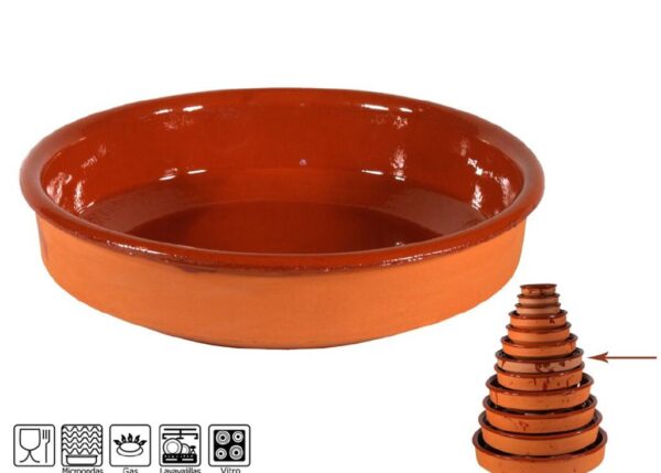 CASSERUOLE DI ARGILLA 24CM