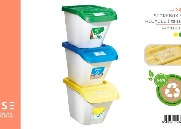 PATTUMIERA RACCOLTA DIFFERENZIATA 30LT ART.2400