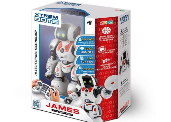 ROBOT BLUE ROCKET - JAMES THE SPY BOT XTM3803084