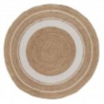 TAPPETO NATUR VI IUTA NATURALE 120 X 120 X 0,50 CM ART.804148