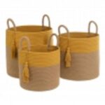 CESTA CORDA NATURALE-OCRE GRANDE ART.804268