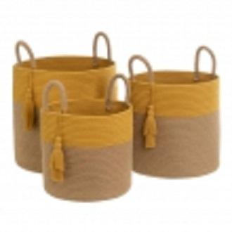 CESTA CORDA NATURALE-OCRE GRANDE ART.804268