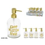 DOSATORE SAPONE LOVE & FREE ORO 430ML 4 ASS.