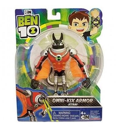 BEN TEN JETRAY PERSON. 13CM ART.76144