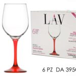 SET 6 CALICI 395CC GAMBO ROSSO ART.680283