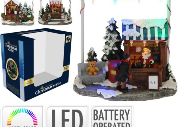 SCENA NATALE LED A BATTERIA ART.ACD000500