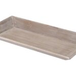 VASSOIO LEGNO 40X20CM GRIGIO