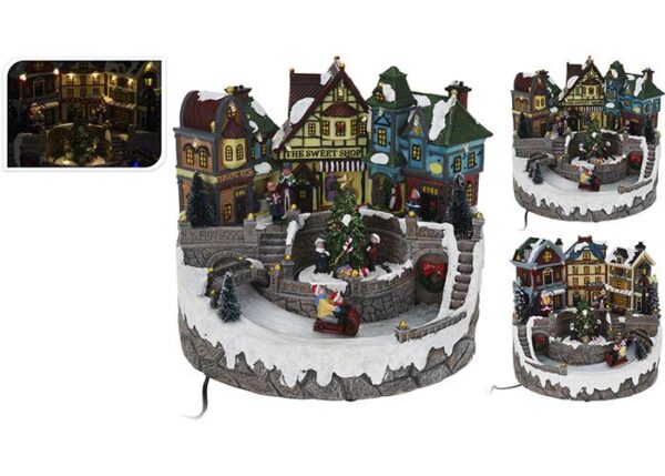 GIOSTRINA NATALE LED 23X22CM 2ASS ART.ACK000160