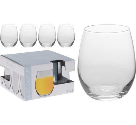 BICCHIERI VETRO S/4 39CL ART.CC7000240