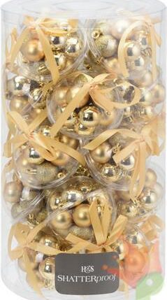 PALLE DI NATALE S/12 PP 30MM ORO