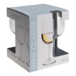 SET 4 CALICI VETRO VINO BIANCO 43CL ART.CC7000280