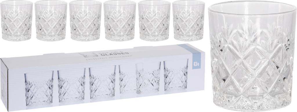 BICCHIERI VETRO S/6 230ML 7X8CM ART.YE7300440 BICCHIERI VETRO S/6 230ML 7X8CM ART.YE7300440