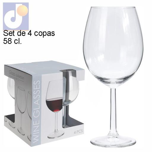 SET 4 CALICI VETRO VINO ROSSO 58CL ART.CC7000290 SET 4 CALICI VETRO VINO ROSSO 58CL ART.CC7000290