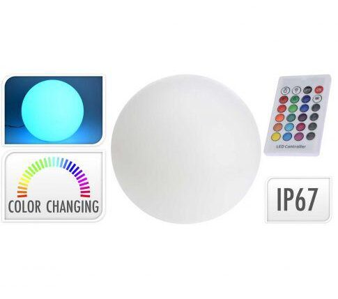LAMPADA LED SFERA 30 CM MULTICOLOR GIOCHI DI COLORE ART.LE1000020