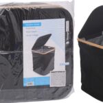 PORTABIANCHERIA TESSUTO 40X40X52CM NERO ART.170452570