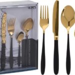 SERVIZIO 16 POSATE ORO/NERO ART.CC4100480