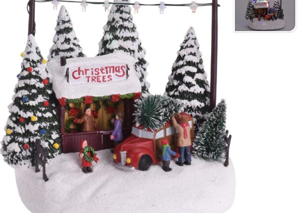 SCENA NATALE BATTERIA 18CM 2AS ART.ACD003520