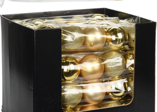 PALLE DI NATALE S/5 PP 80MM ORO