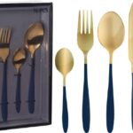 POSATE INOX ORO SET 16 4 ASS ART.CC4100670