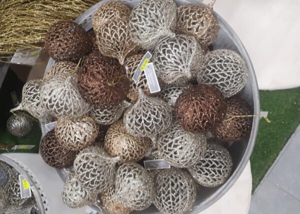 PALLE DI NATALE CIPOLLA RETE PF 13CM3A ART.CAA127600