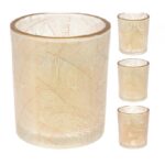 VASO VETRO C/CANDELA 8X10CM 3A ART.ACC684600