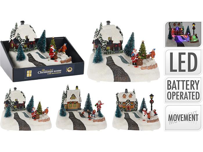 SCENA NATALE LED/MOVIMENTO 20X14CM 3A ART.ACJ000310 SCENA NATALE LED/MOVIMENTO 20X14CM 3A ART.ACJ000310