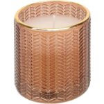 VASO VETRO C/CANDELA 7CM 3ASS