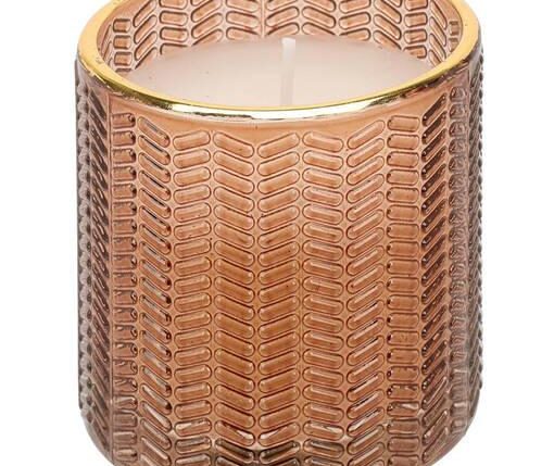 VASO VETRO C/CANDELA 7CM 3ASS