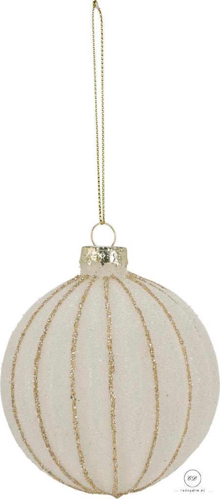 PALLA DI NATALE VETRO 80MM GLITTER 2ASS PALLA DI NATALE VETRO 80MM GLITTER 2ASS